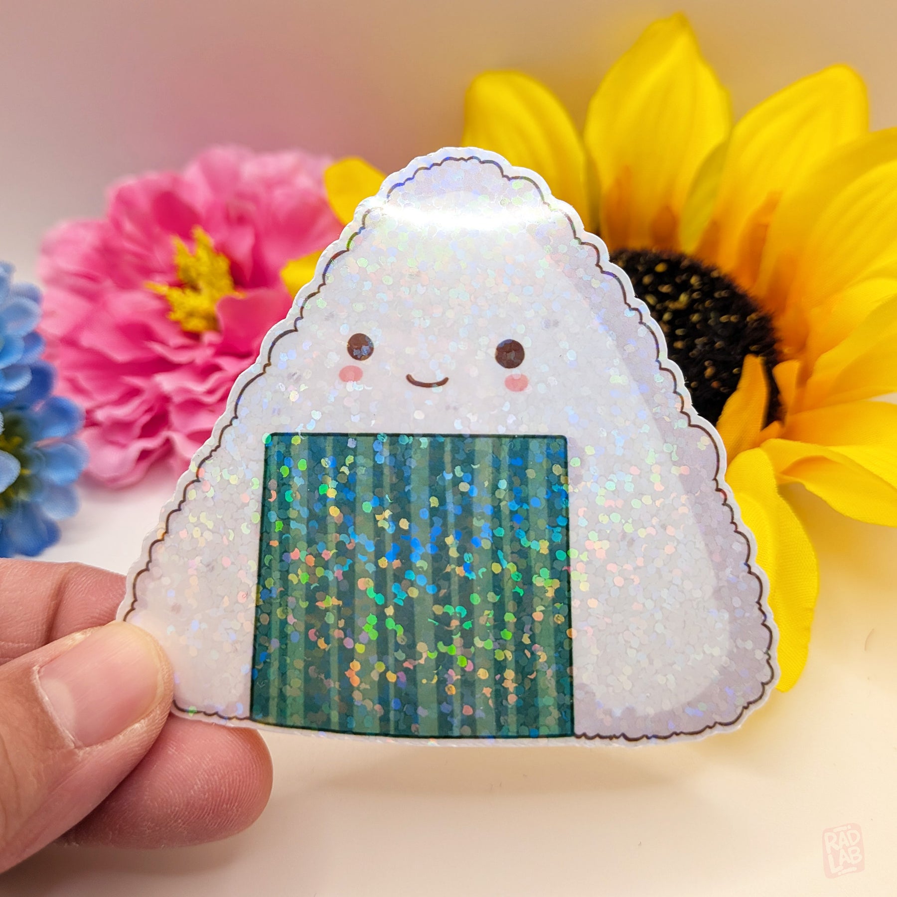 Onigiri Smile | Waterproof Matte Vinyl Sticker