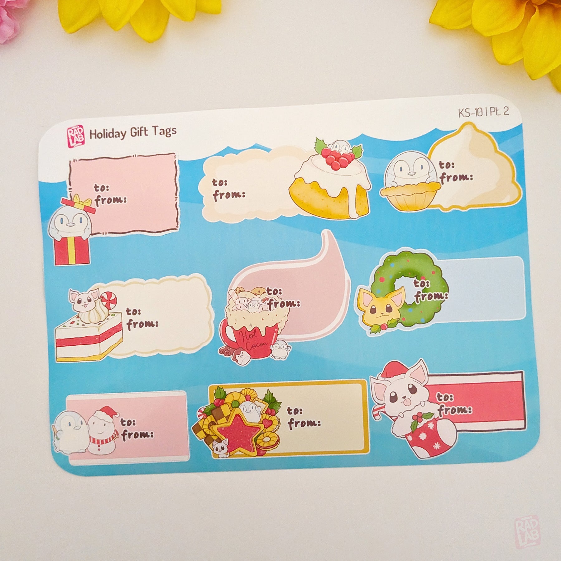 Mingoo and Zeus Holiday Treats (Rectangle)| 8 x 6 inches