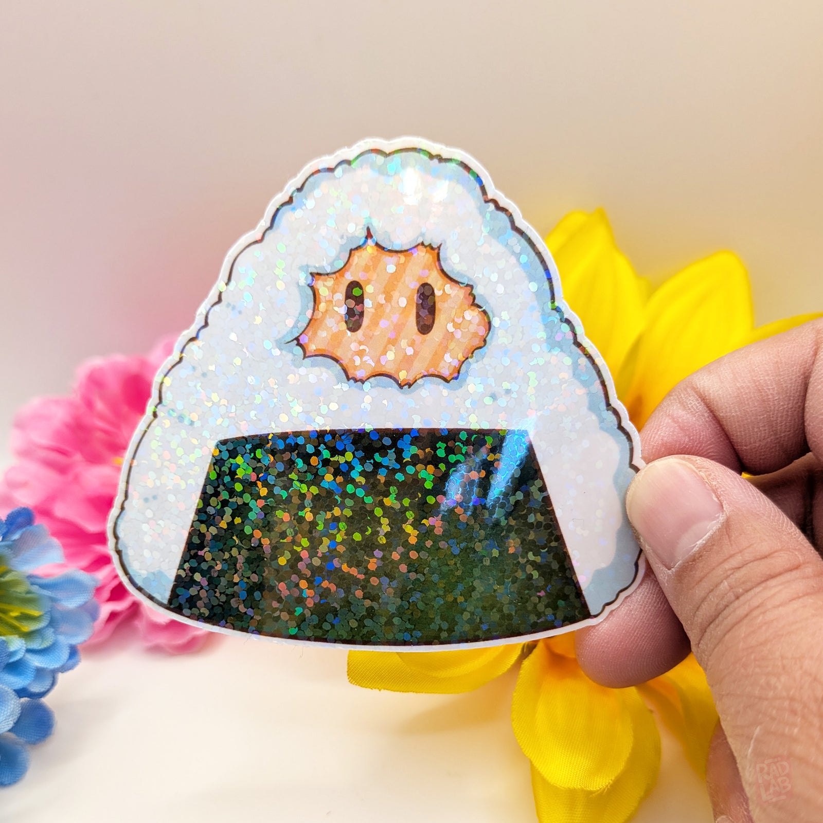 Salmon Onigiri | Waterproof Matte Vinyl Sticker