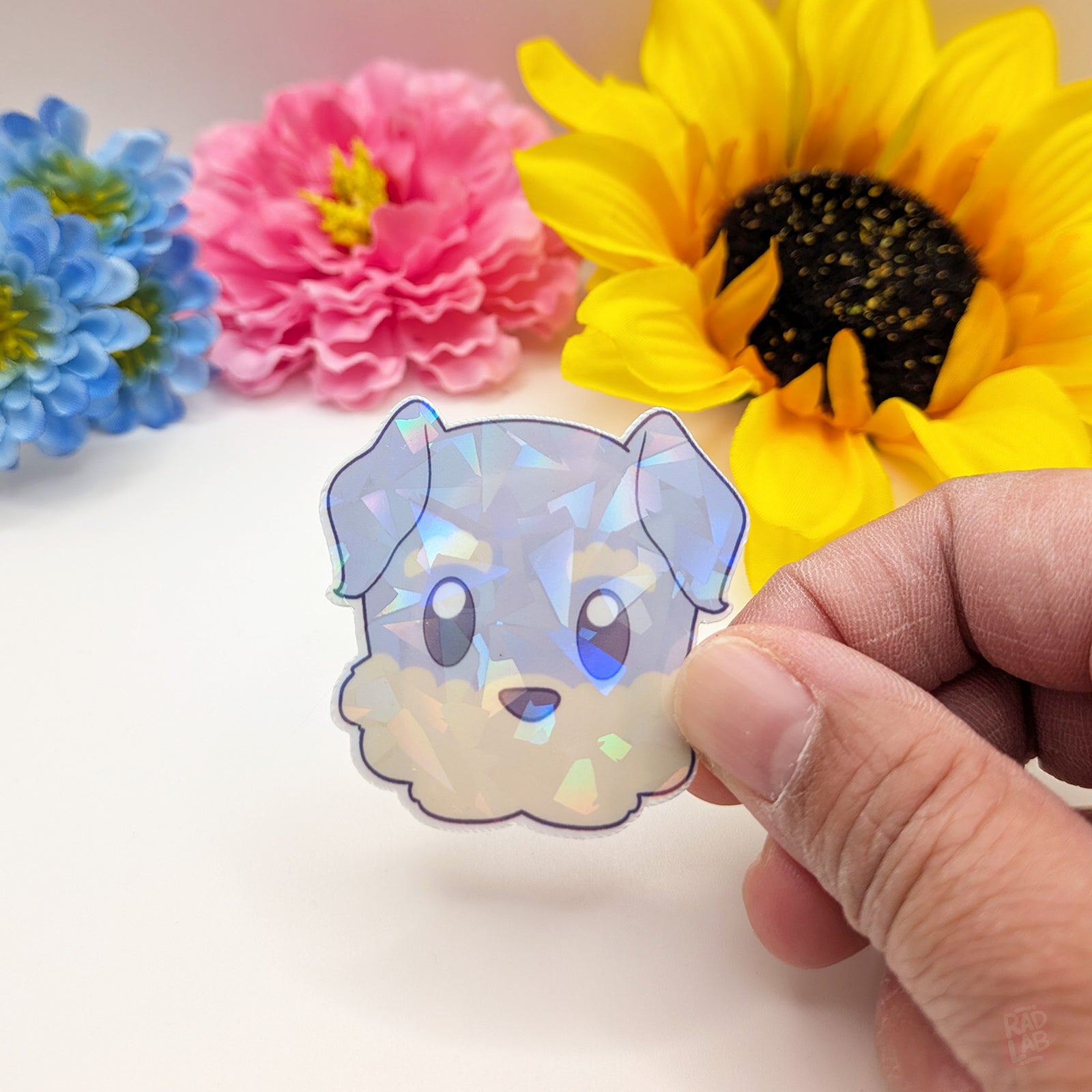 Kawaii Schnauzer | Waterproof Matte Vinyl Sticker