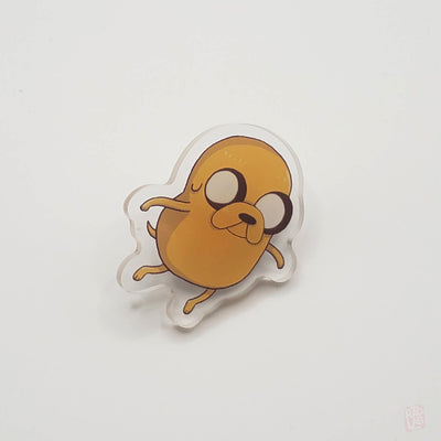 Acrylic Pin | Dog Friend | 1.5 inch