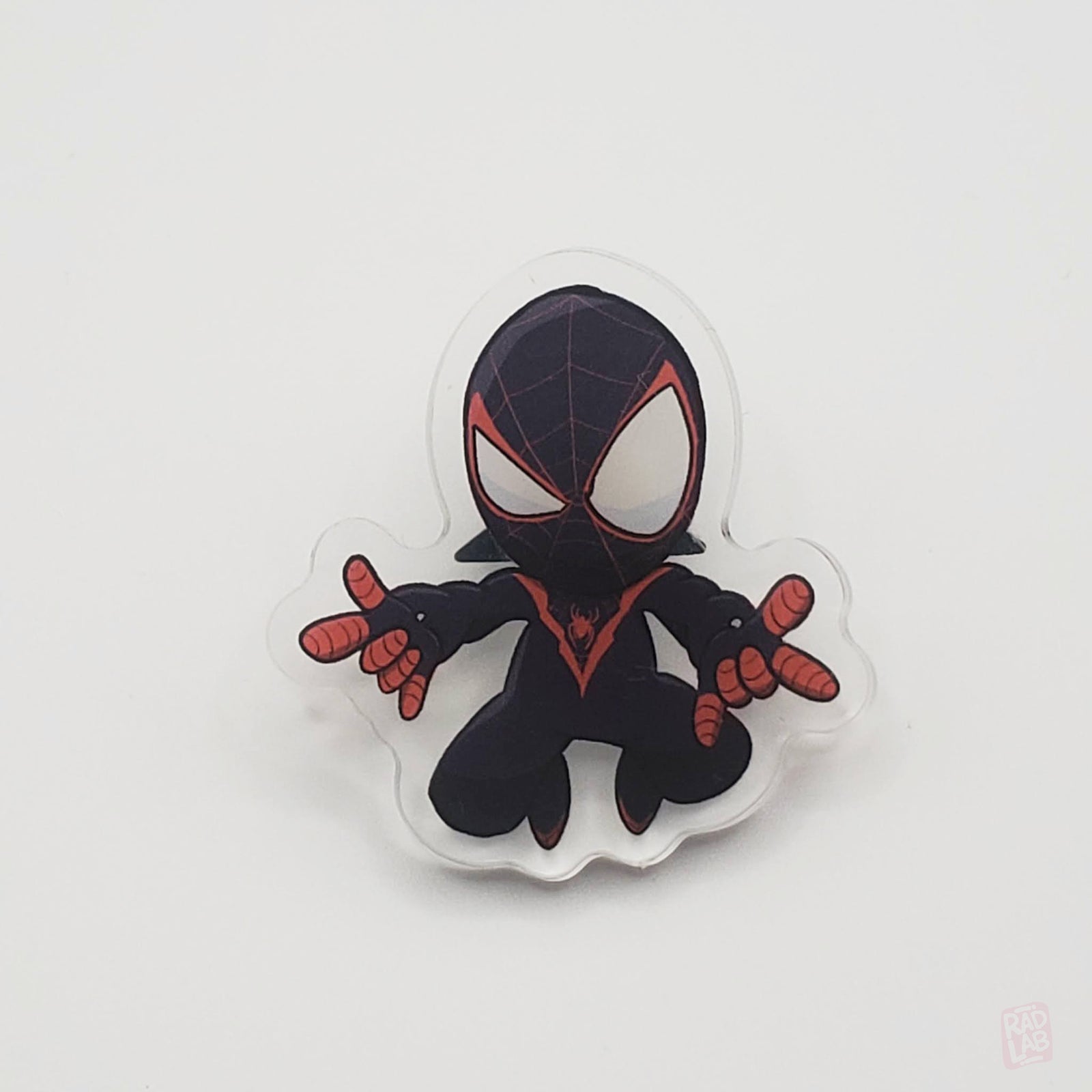 Acrylic Pin | Spider Miles | 1.5 inch