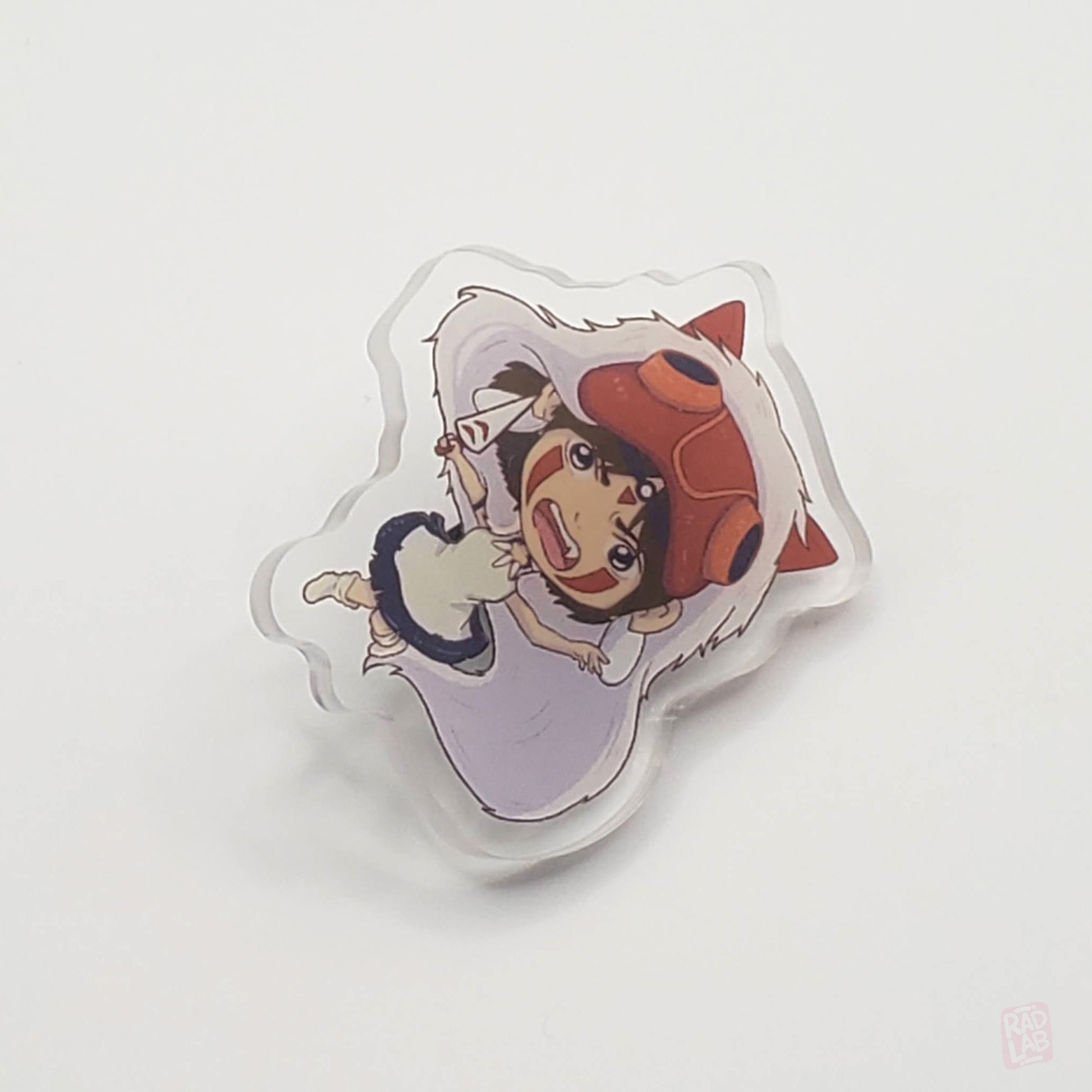 Acrylic Pin | Wolf Princess | 1.5 inch