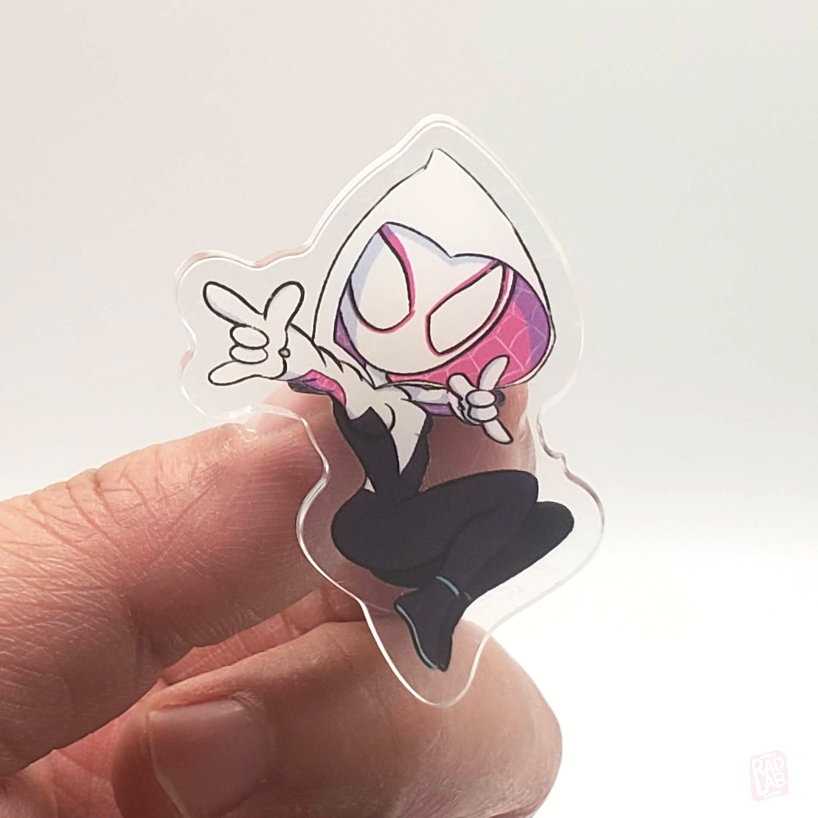 Acrylic Pin | Spider Gwen | 1.5 inch