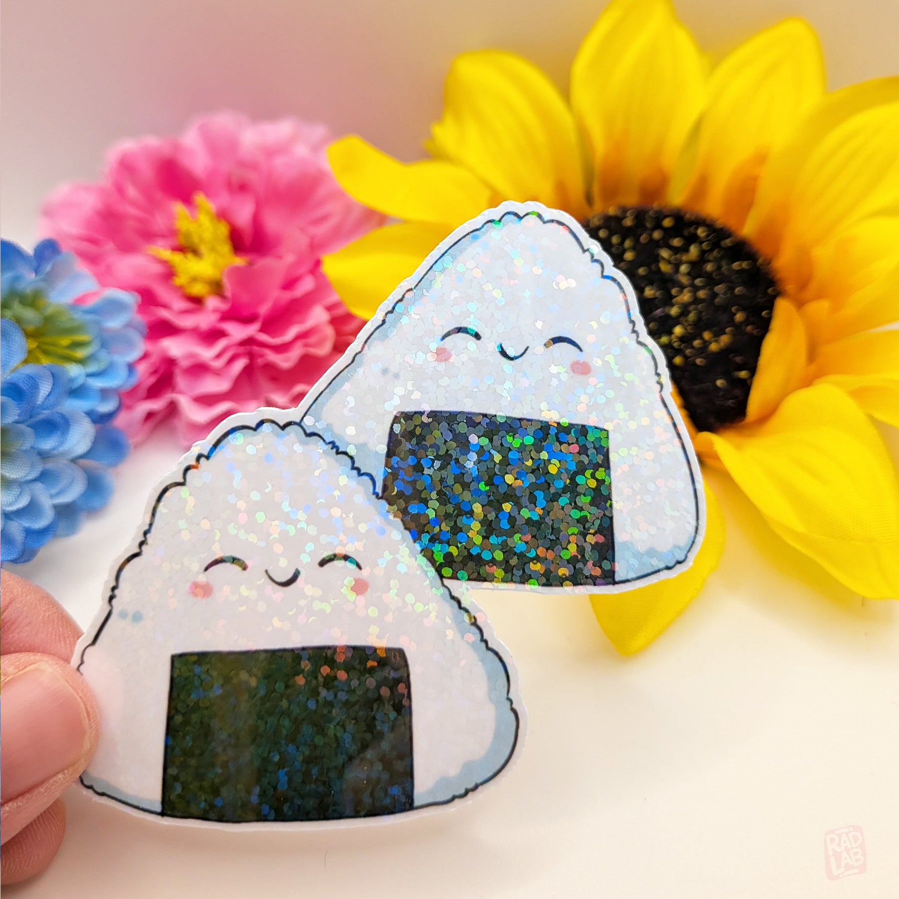 Onigiri Twins| Waterproof Matte Vinyl Sticker